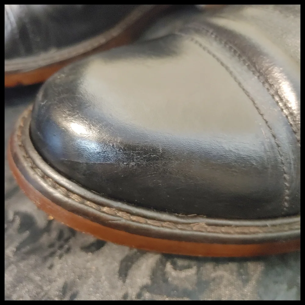Johnston & Murphy Leather Cap Toe Dress Shoes - Picture 13 of 15